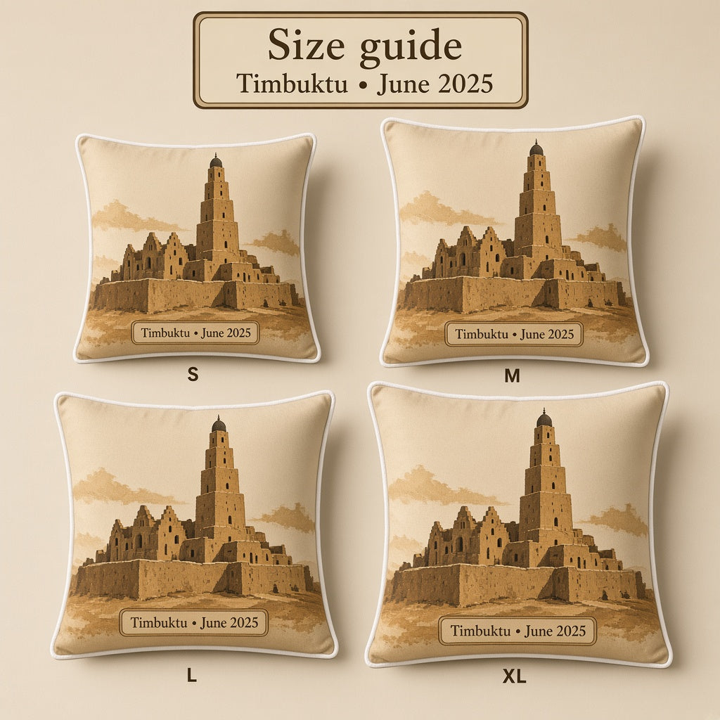 Timbuktu Pillow — size guide