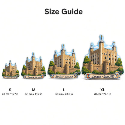 Tower of London Pillow — size guide
