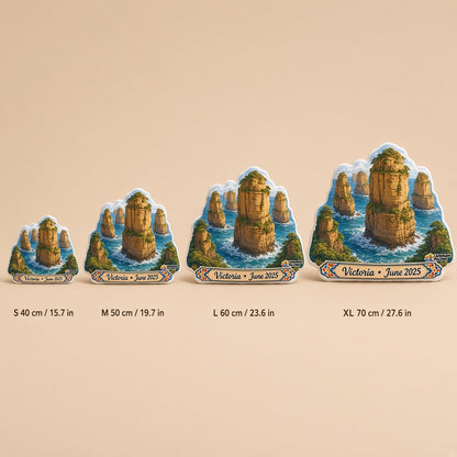 Twelve Apostles Pillow â€” size guide