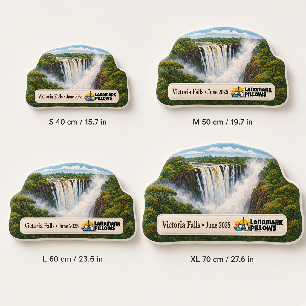 Victoria Falls Pillow size guide
