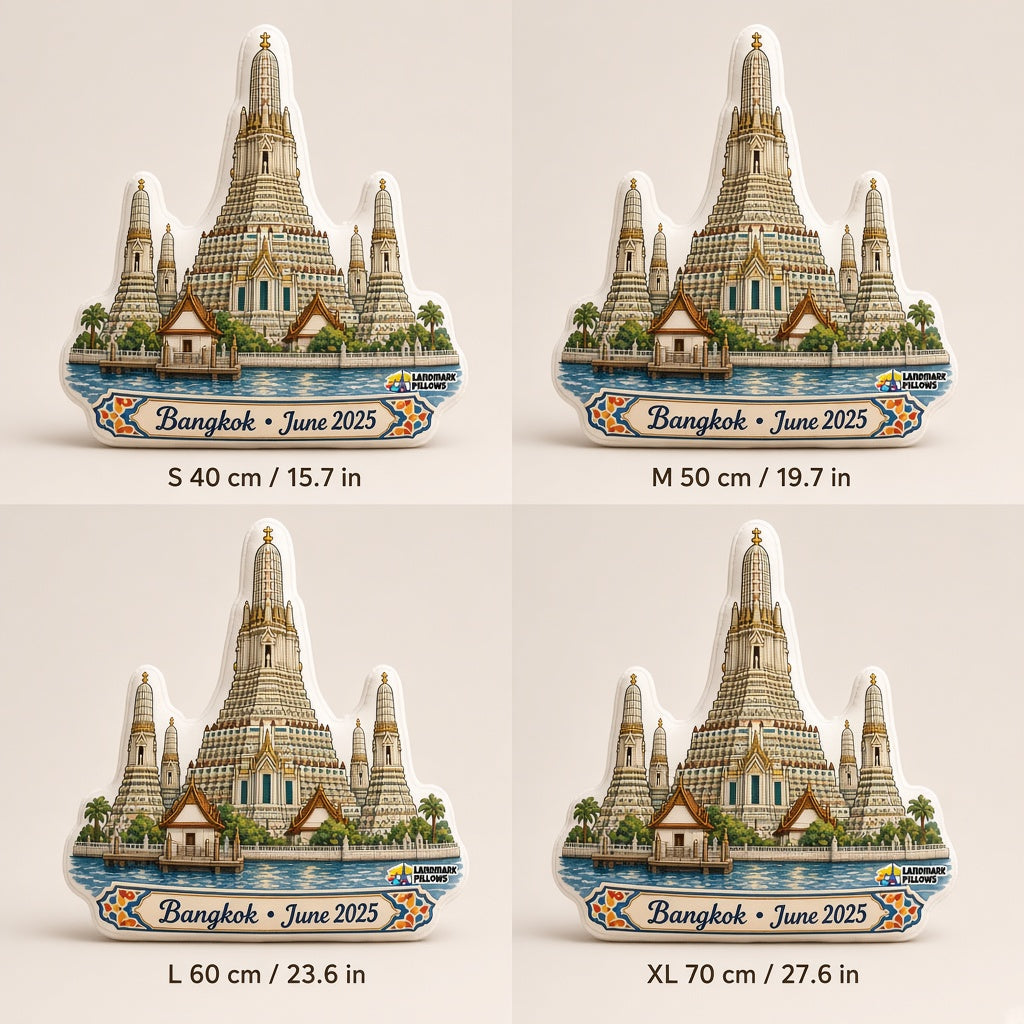 Wat Arun Pillow — size guide