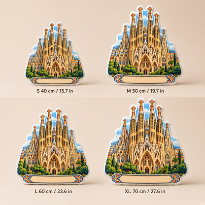 Westminster Abbey Pillow — size guide