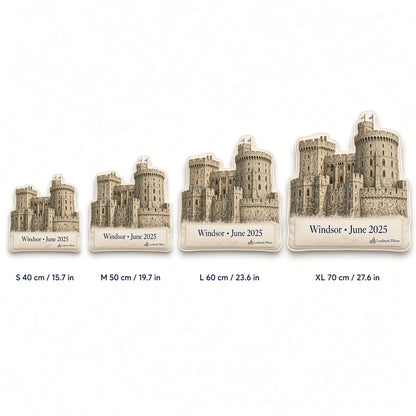 Windsor Castle Pillow — size guide