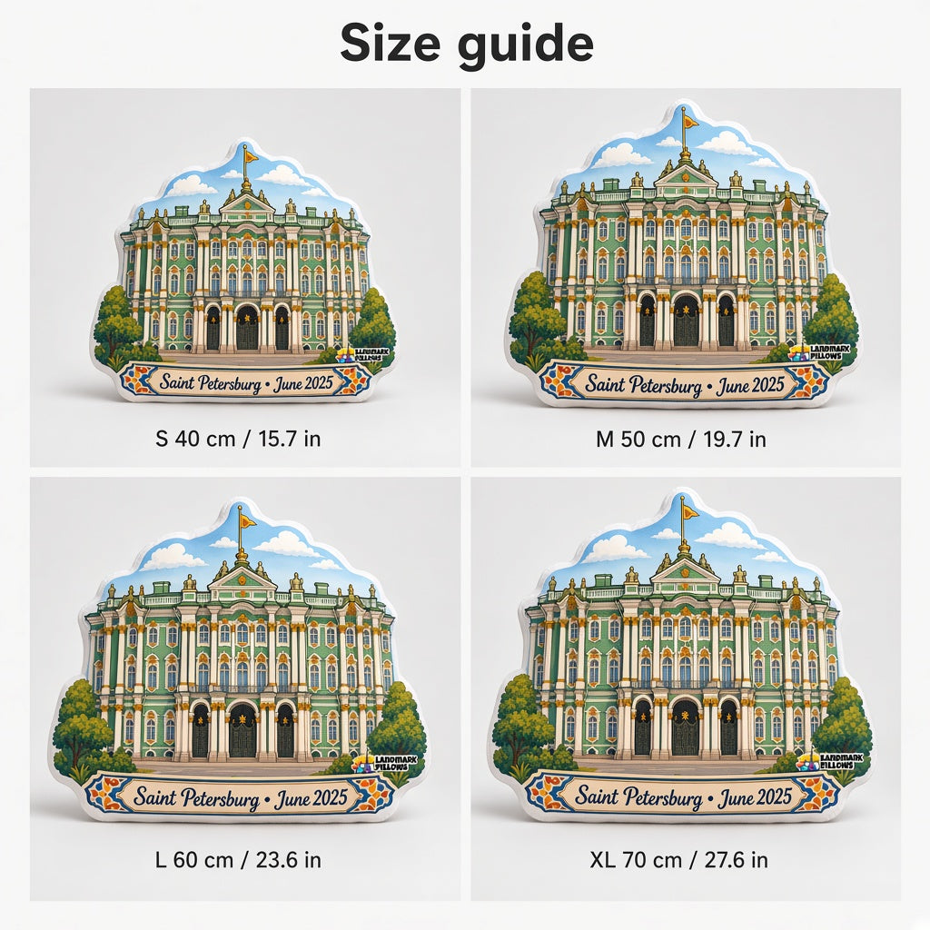 Winter Palace Pillow — size guide