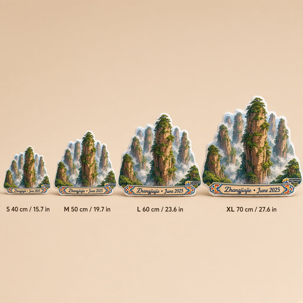 Zhangjiajie Pillow â€” size guide