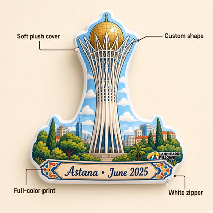 Bayterek Tower Pillow — feature graphic
