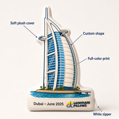 Burj Al Arab Pillow features