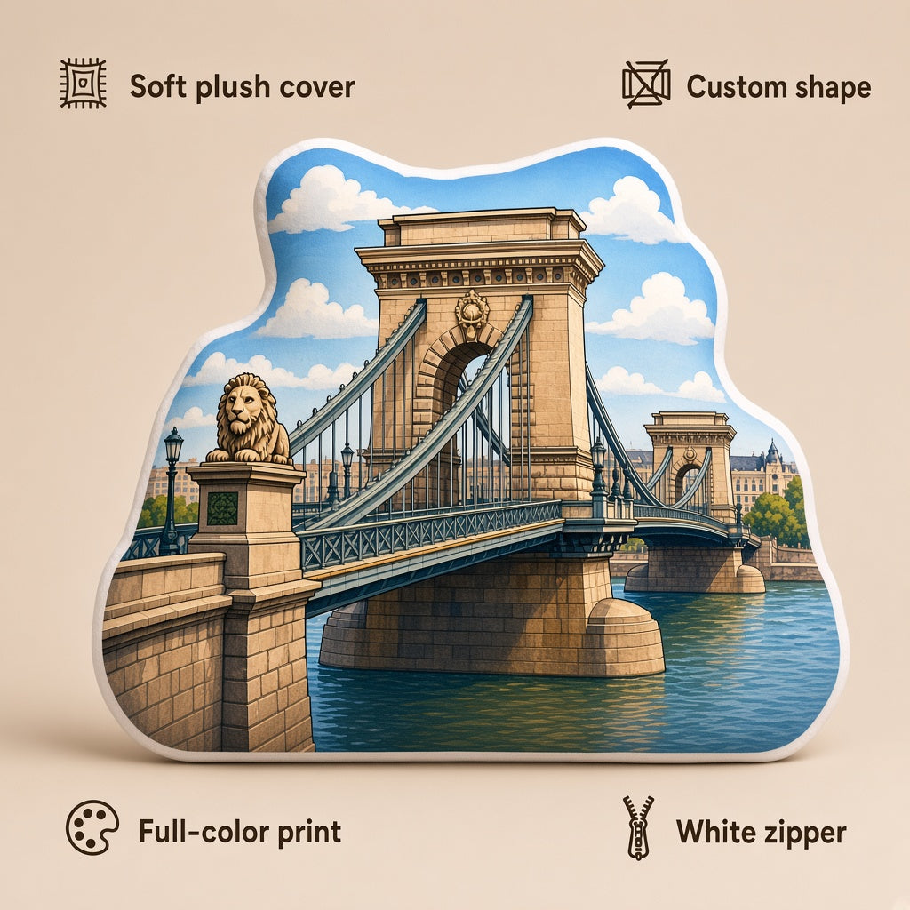 Chain Bridge Pillow â€” feature graphic