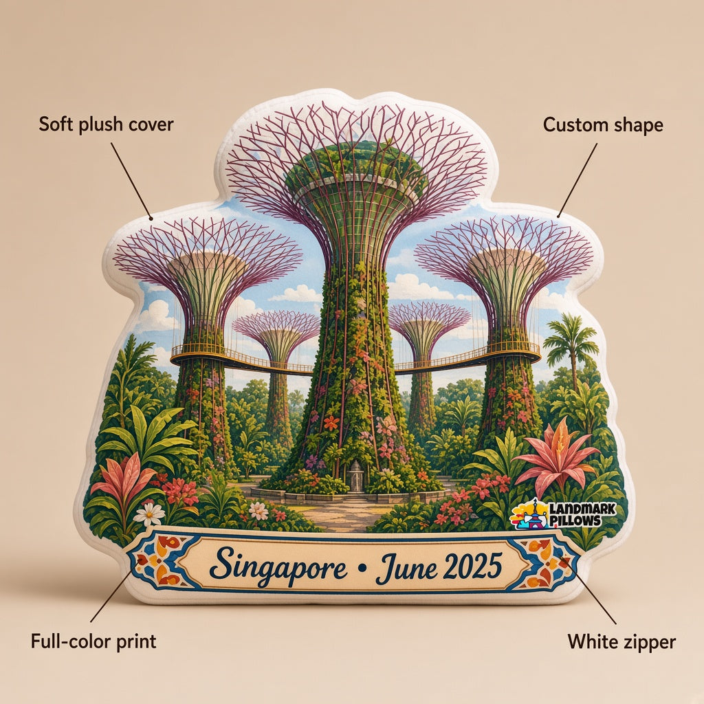 Gardens by the Bay Pillow â€” feature graphic