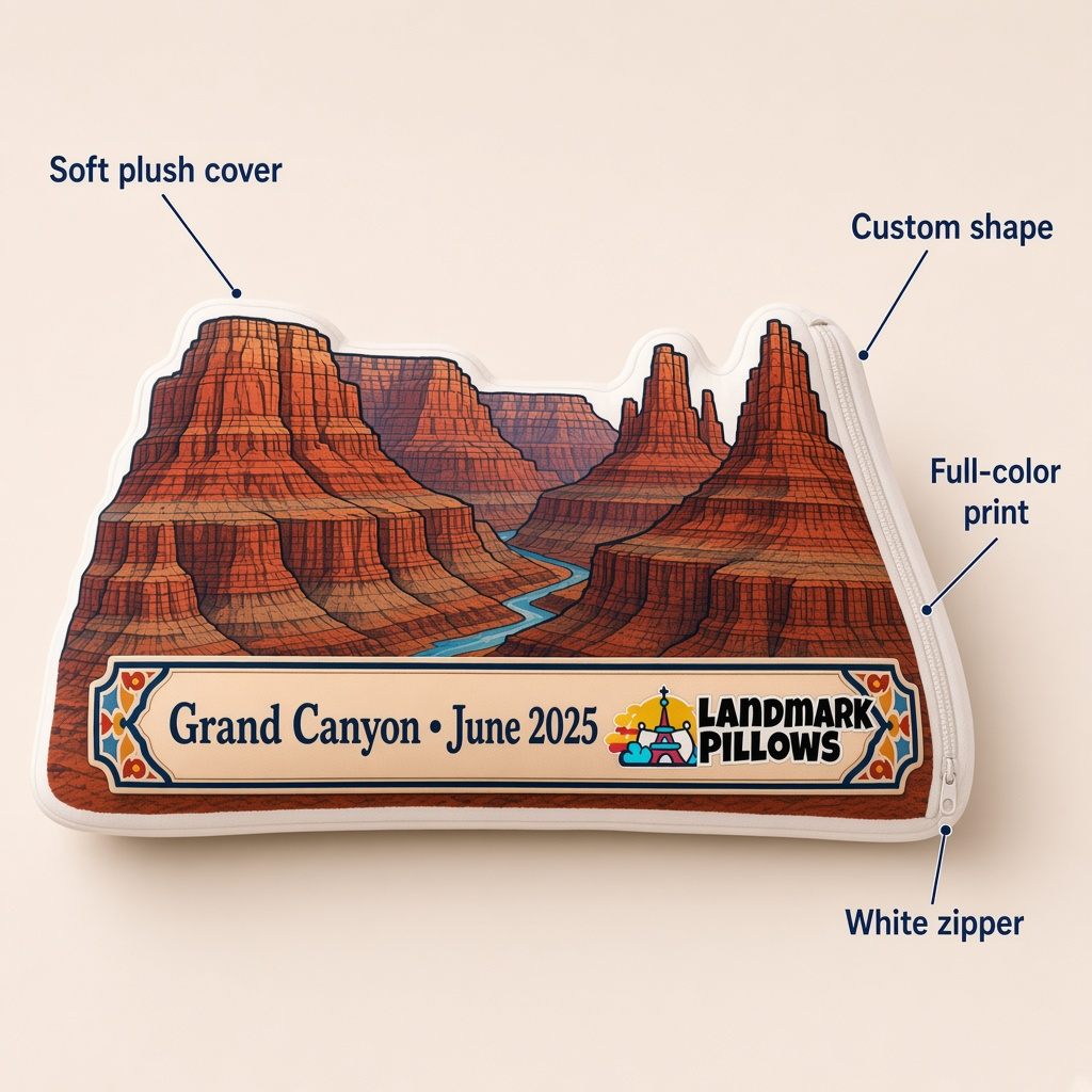 Grand Canyon Pillow features