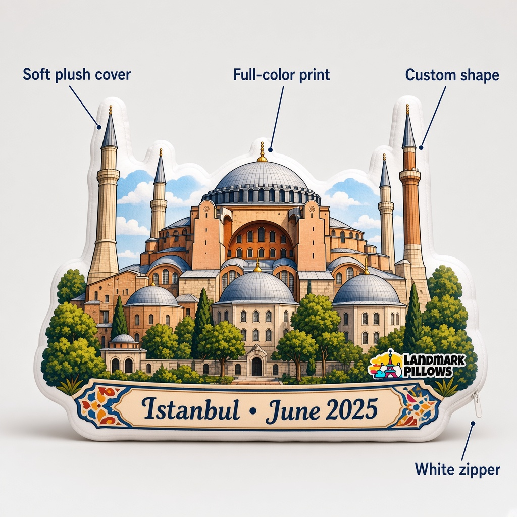 Hagia Sophia Pillow features