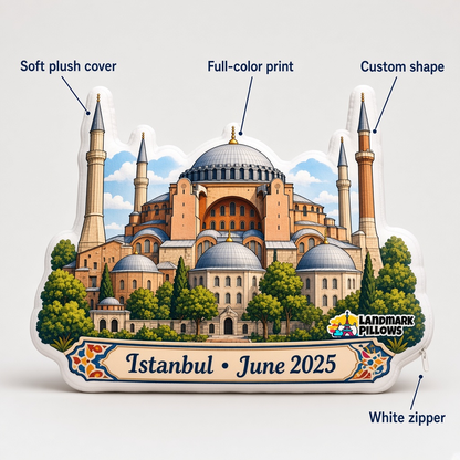 Hagia Sophia Pillow features