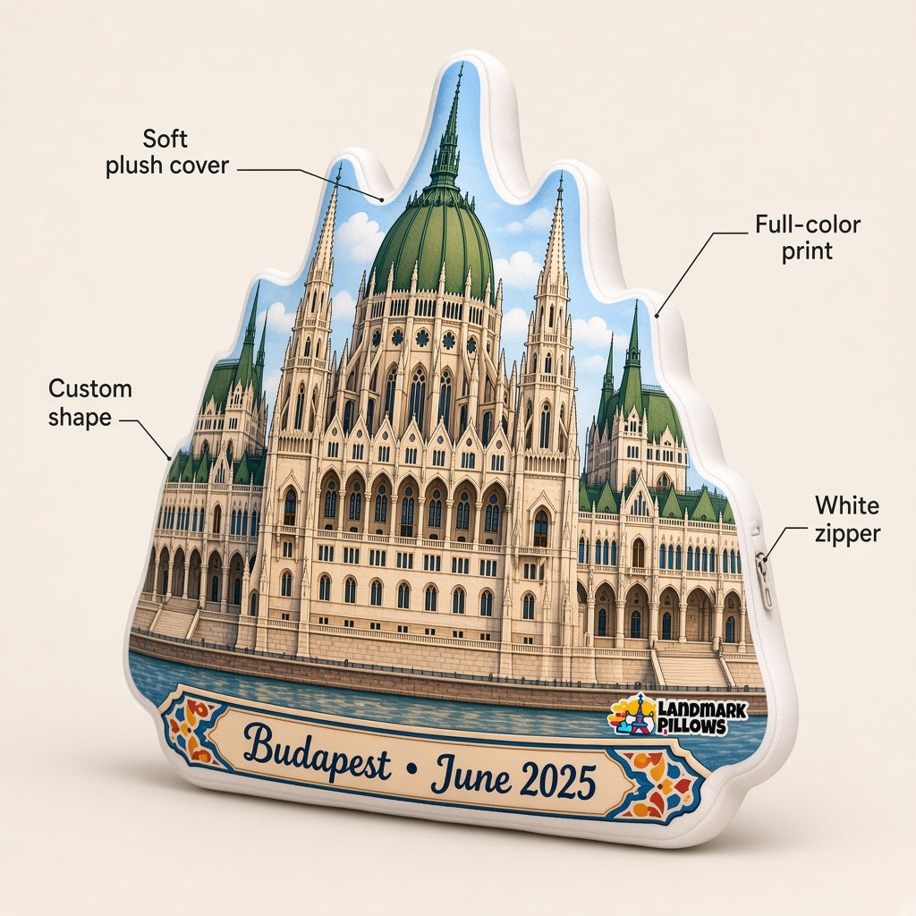 Hungarian Parliament Pillow — product image
