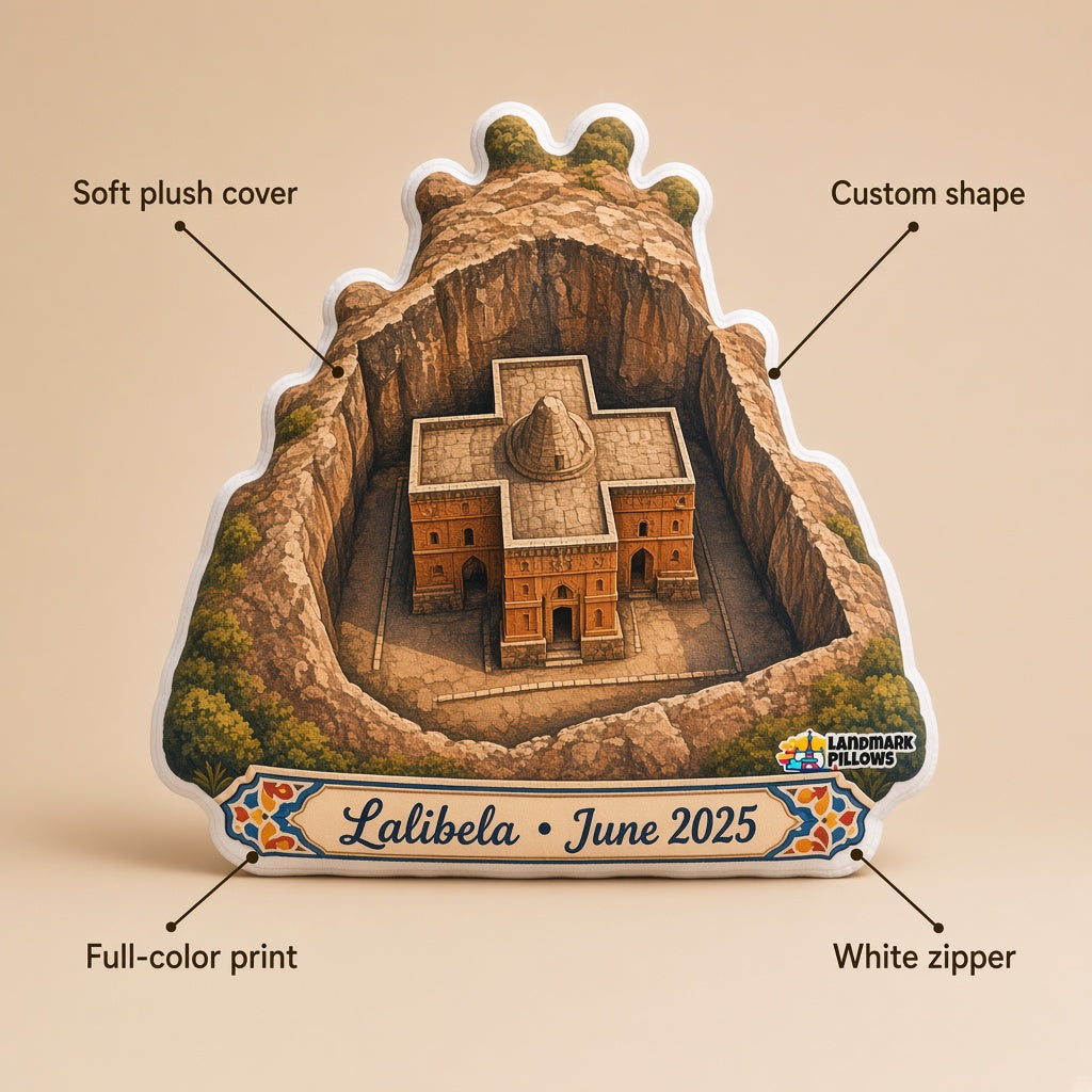 Lalibela Churches Pillow â€” feature graphic