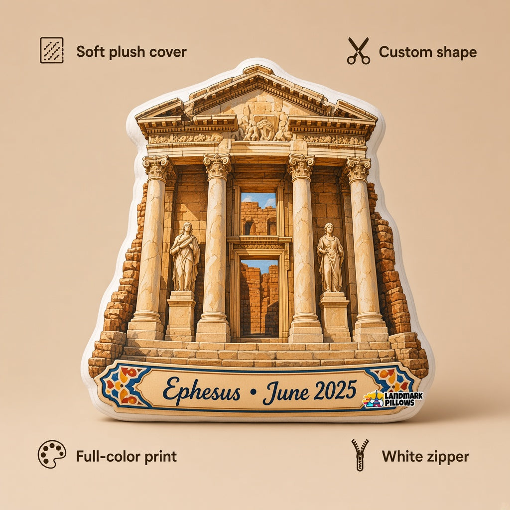 Library of Celsus Pillow â€” feature graphic