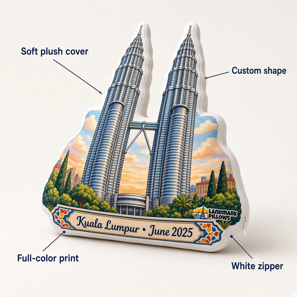Petronas Towers Pillow — product image