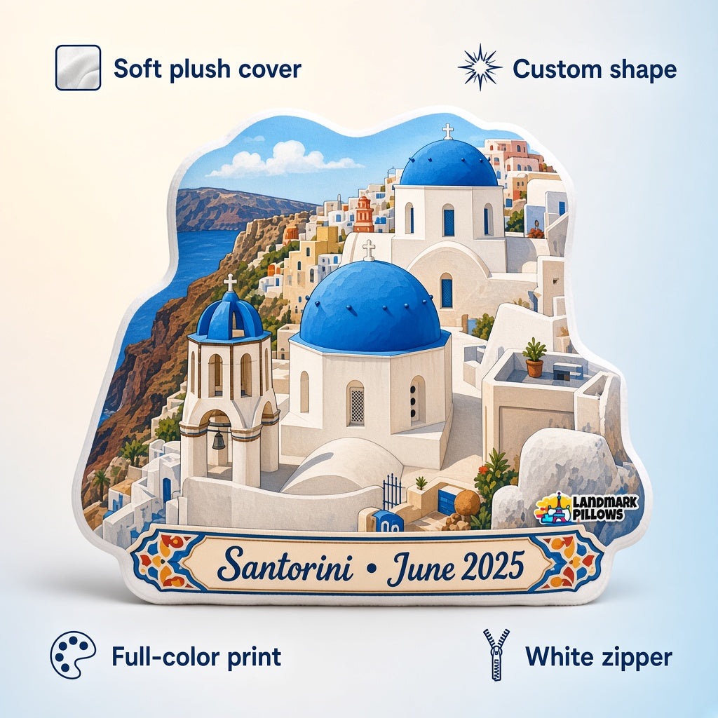 Santorini Pillow — feature graphic