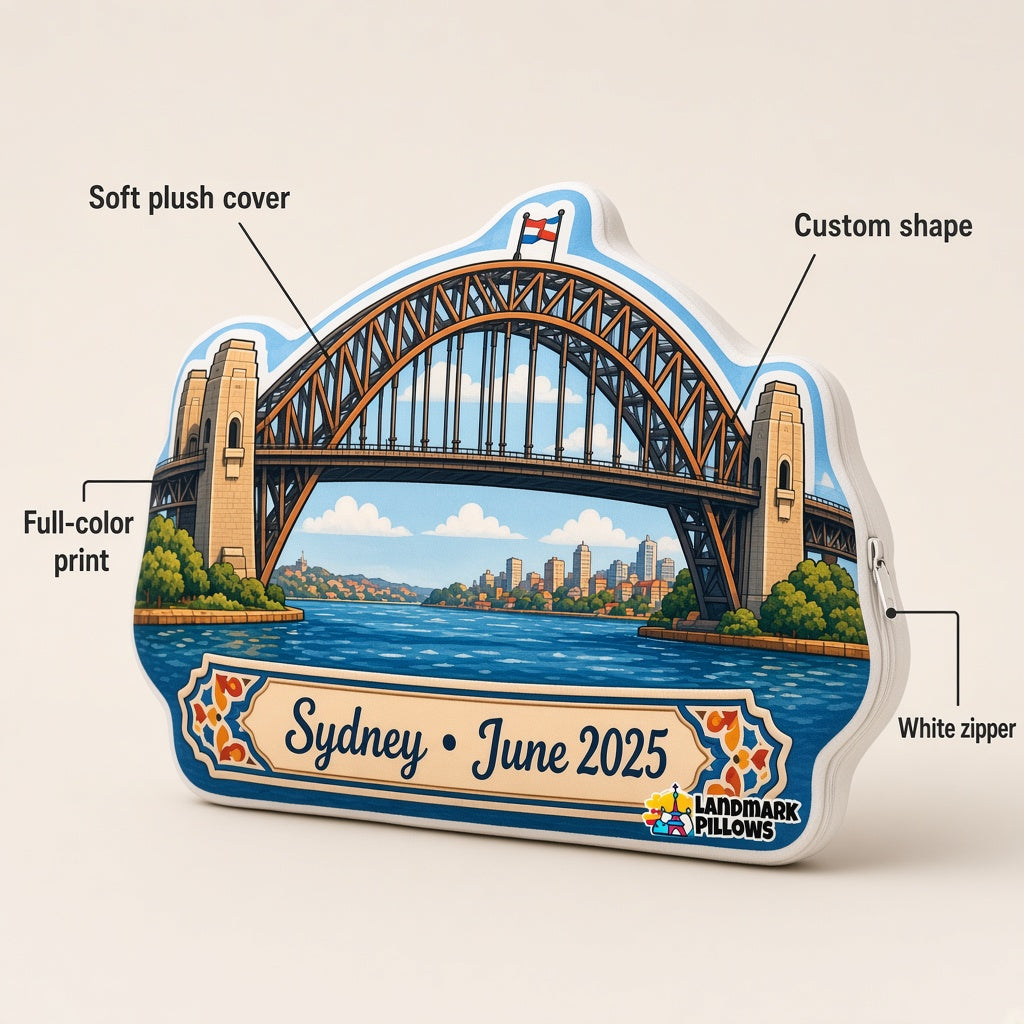 Sydney Harbour Bridge Pillow — product image