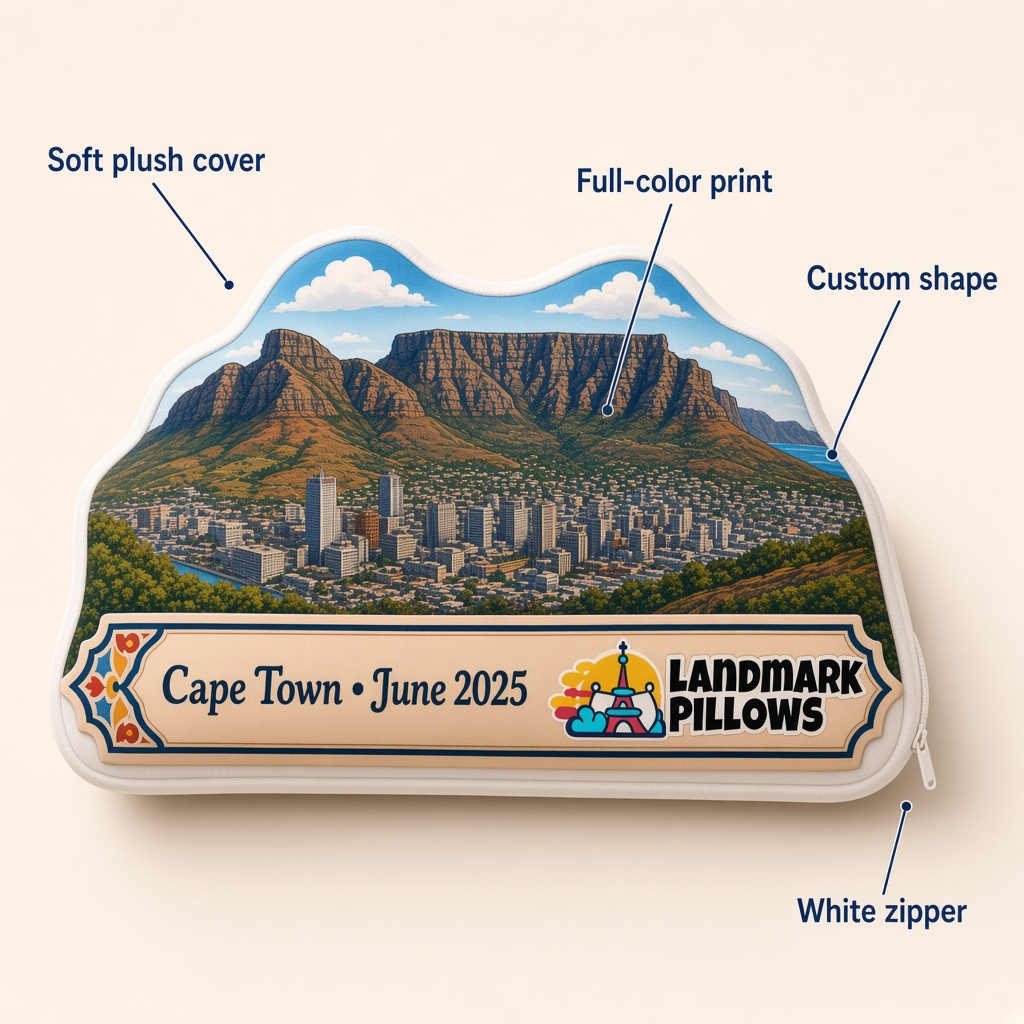 Table Mountain Pillow features
