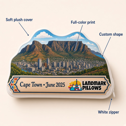 Table Mountain Pillow features