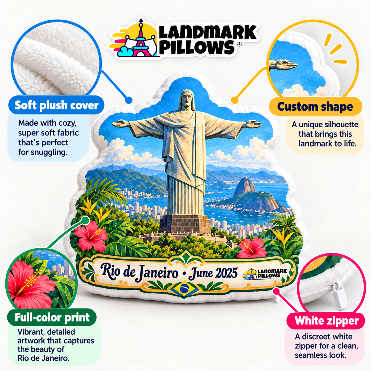 Christ the Redeemer Pillow feature graphic